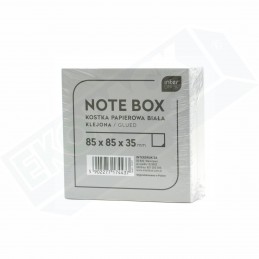 Kostka biurowa biała klejona