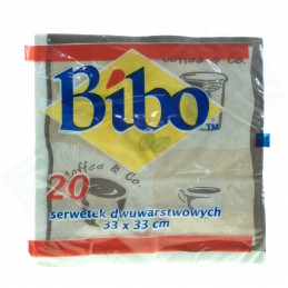 Serwetka dwuwarstwowa składana