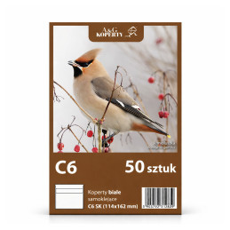 Koperta C6 SK biała 50 szt.