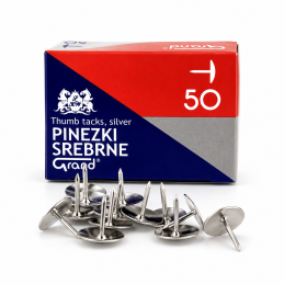 Pinezki srebrne op. 50szt.