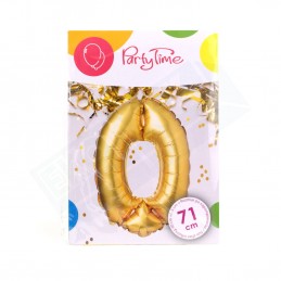 Balon foliowy cyfra "0" XXL