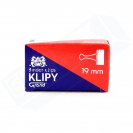 Klip biurowy metalowy 19mm